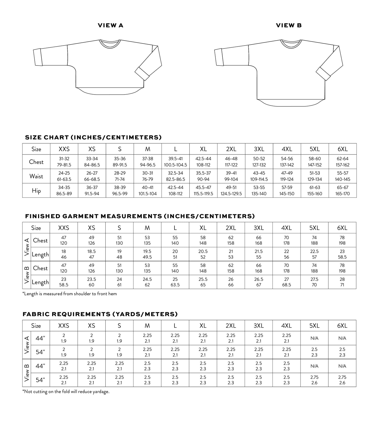 All Around Crew + Expansion PDF Sewing Pattern