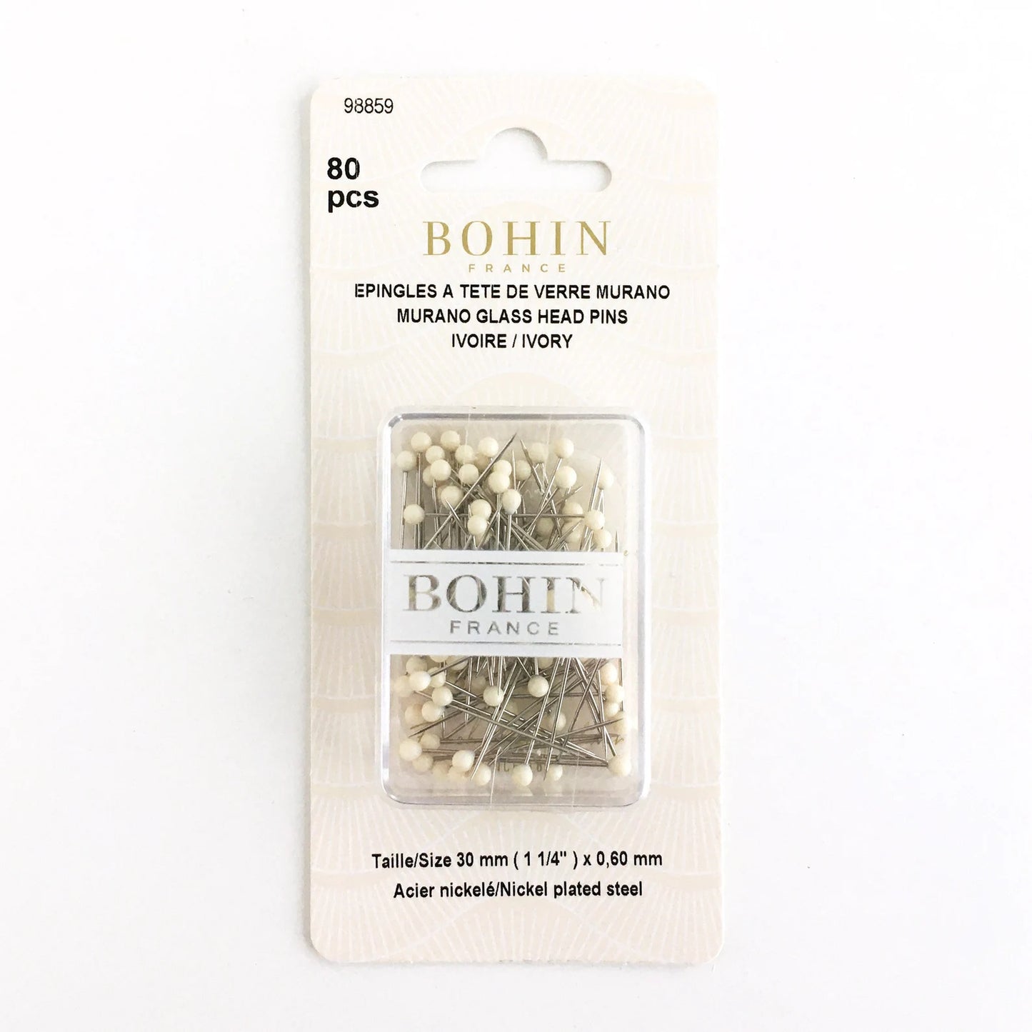 BOHIN Glass Head Pins