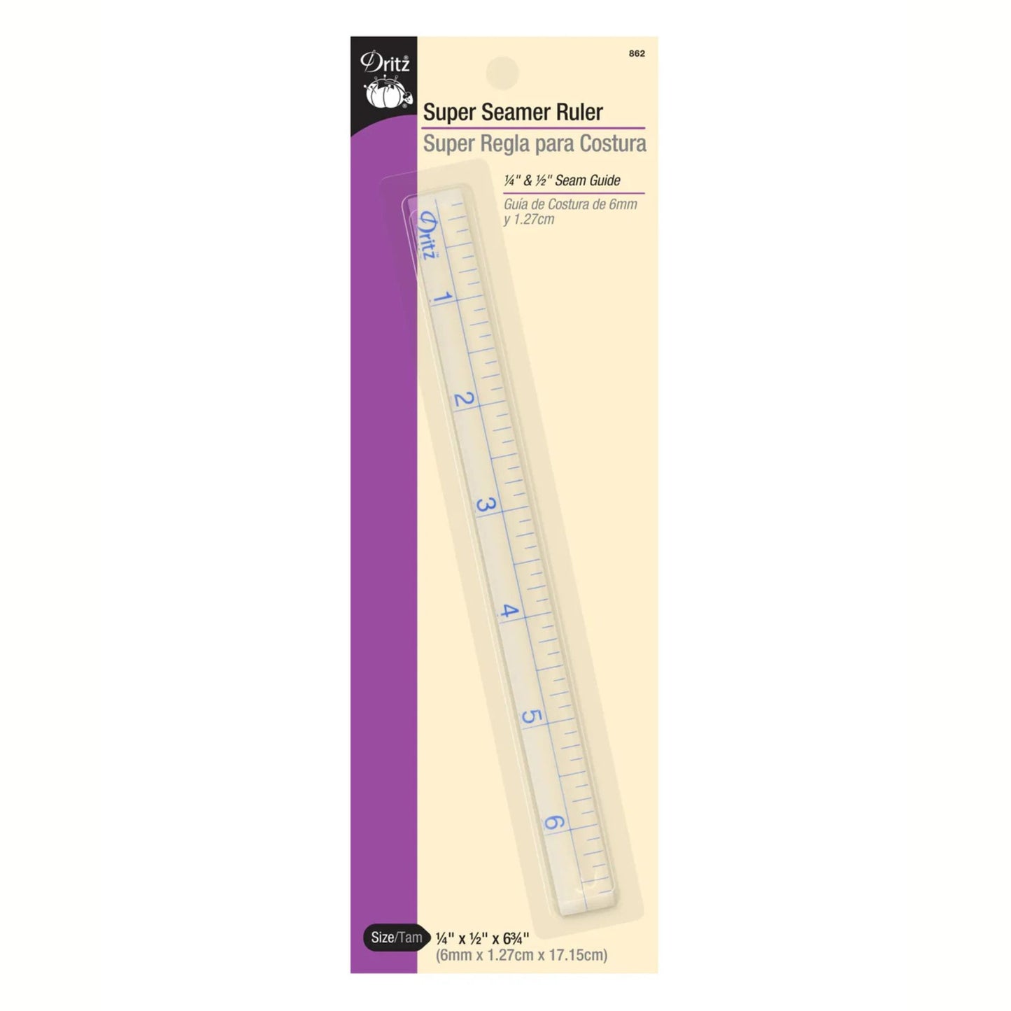 Dritz 6" Super Seamer Ruler