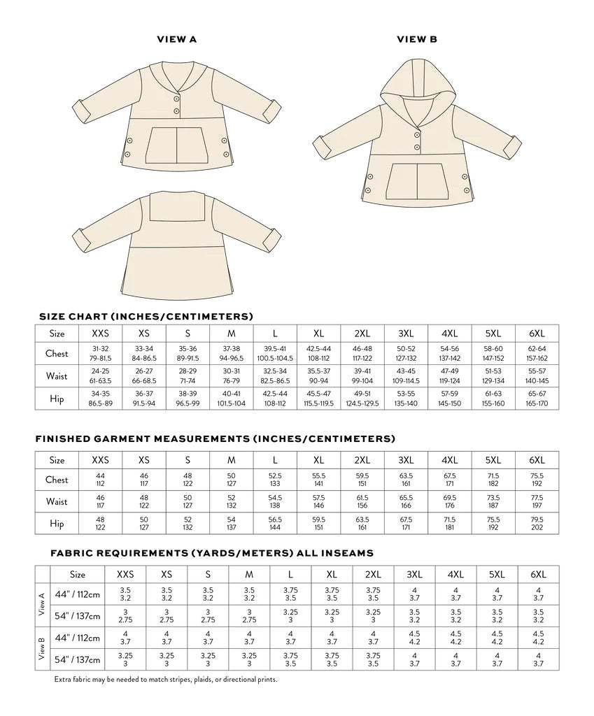 On Deck Popover PDF Sewing Pattern