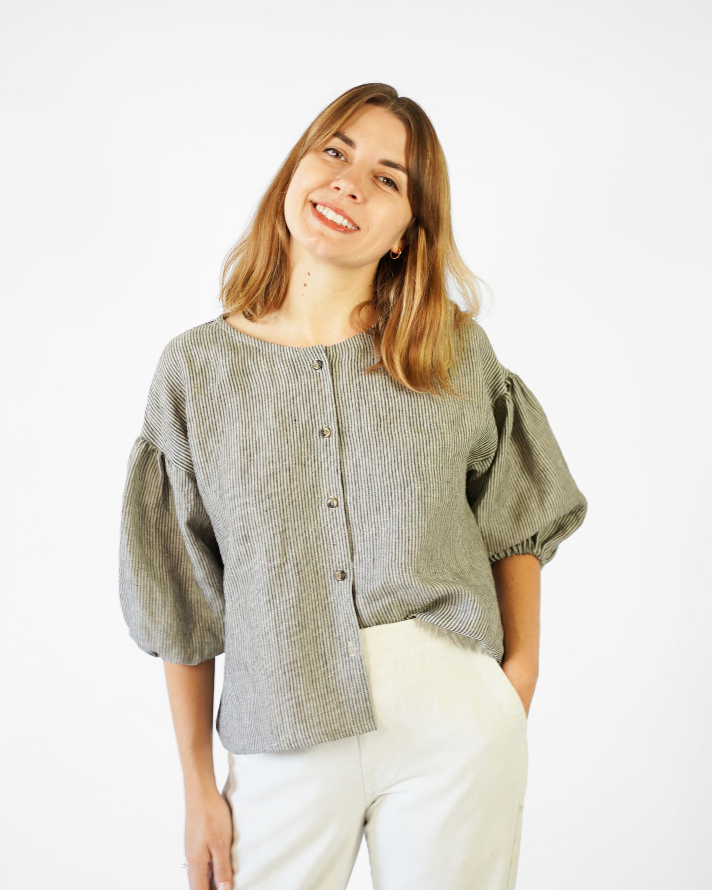 Perfect Puff Sleeve Top PDF Sewing Pattern
