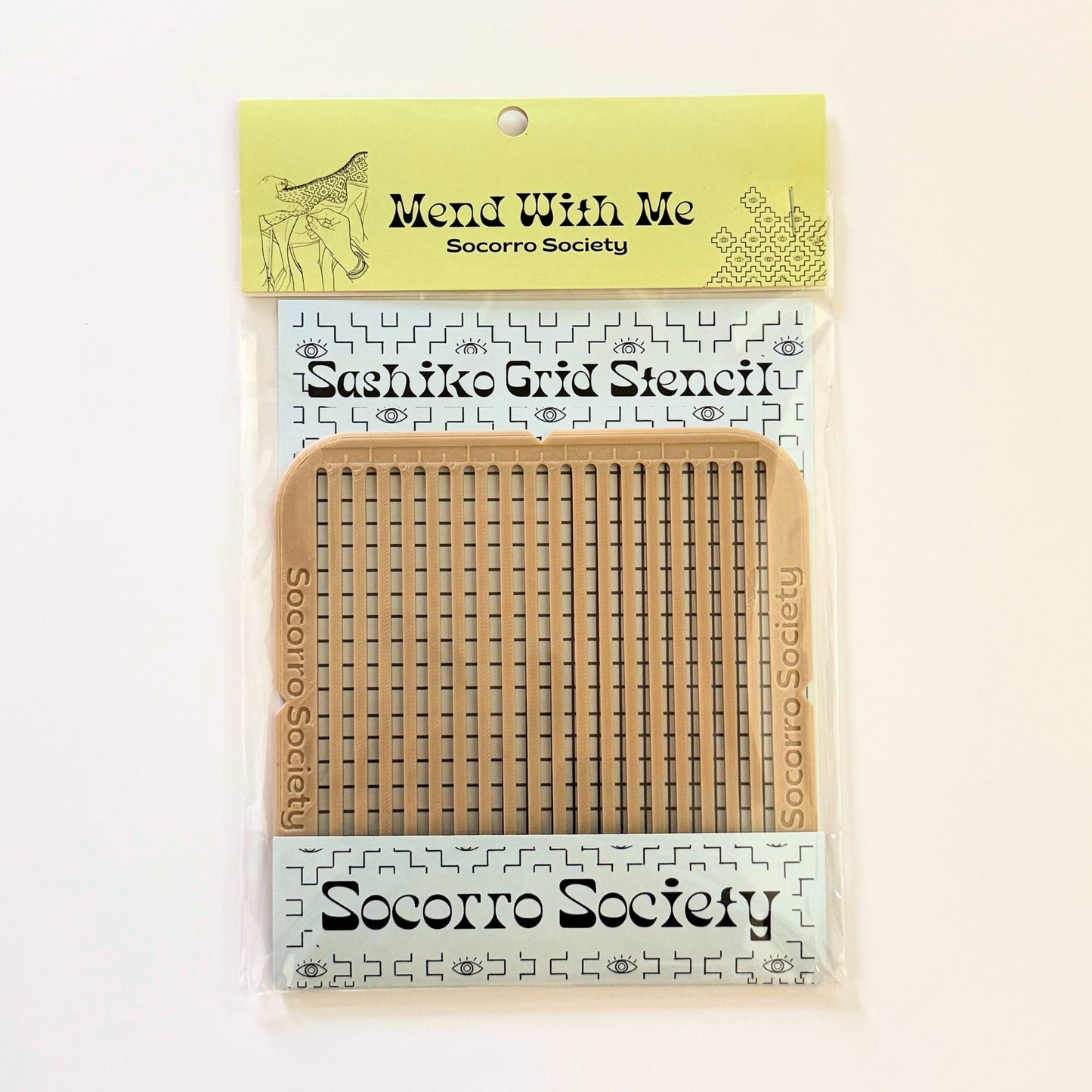 Sashiko Grid Stencil