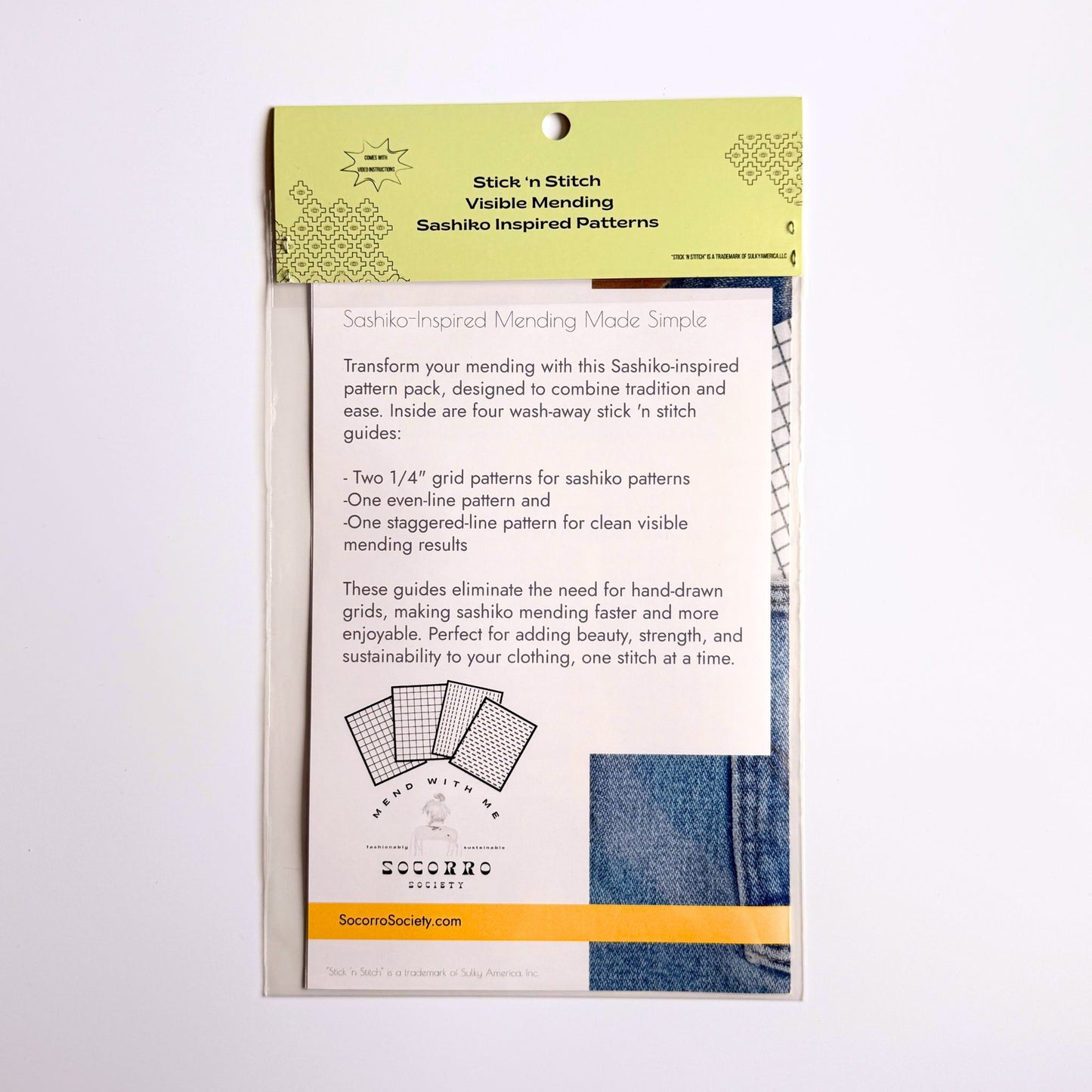 Stick 'n Stitch - Beginners Pack - Lines and Grids