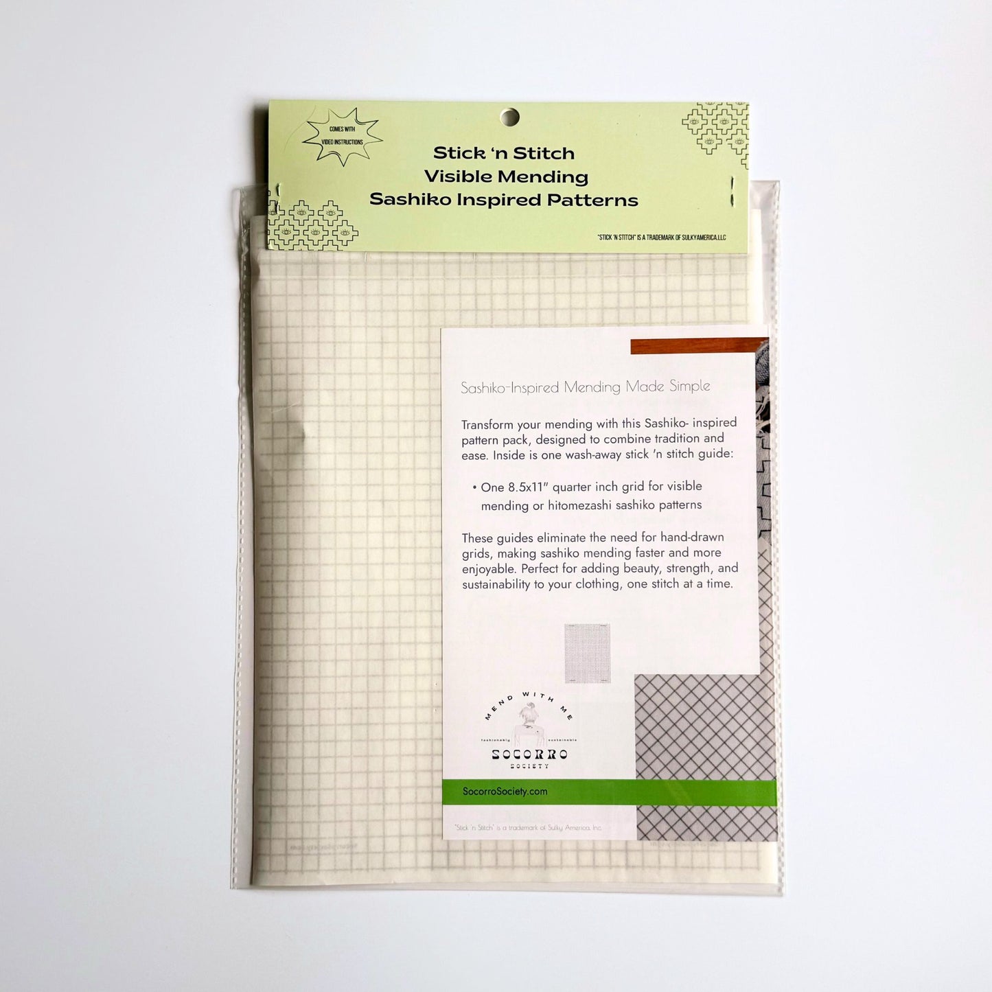 Stick 'n Stitch - Quarter Inch Grid