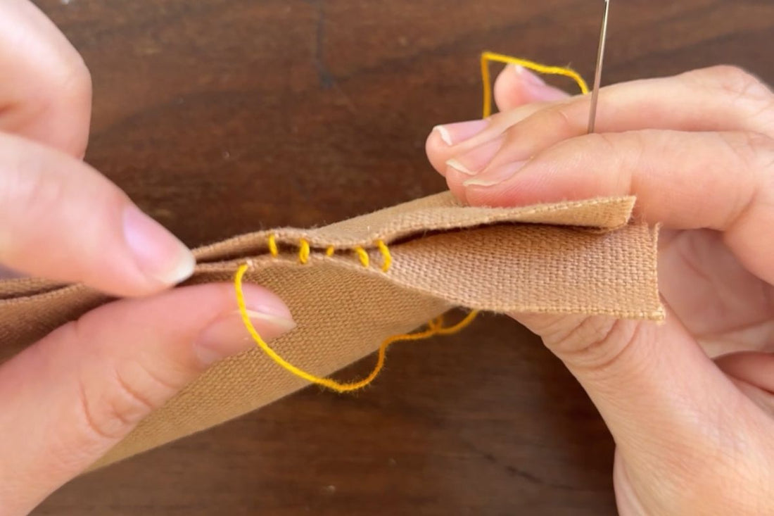 How to Sew a Ladder Stitch