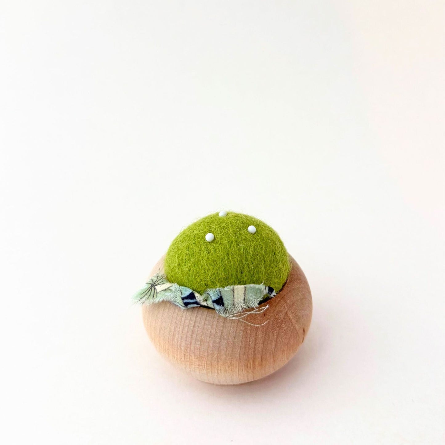 Brooklyn Haberdashery Turned Wood Pincushion