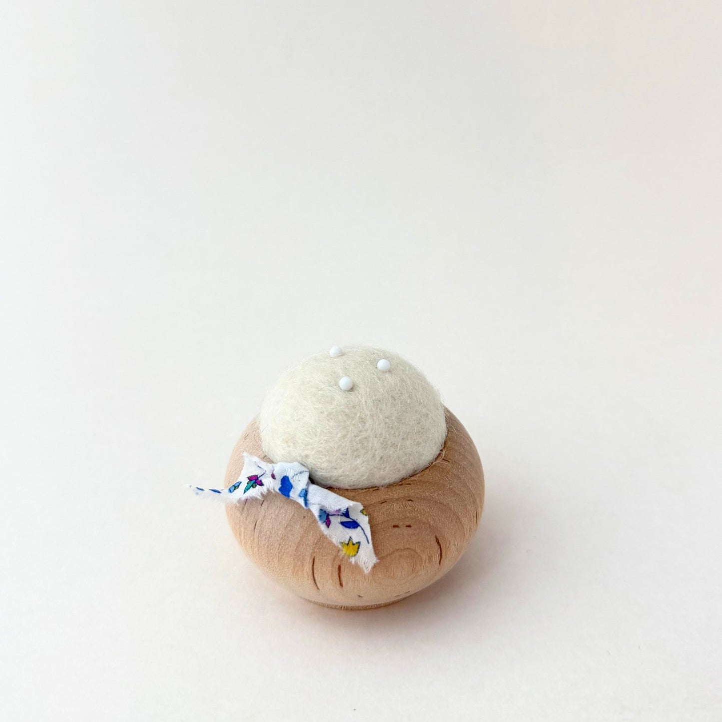 Brooklyn Haberdashery Turned Wood Pincushion