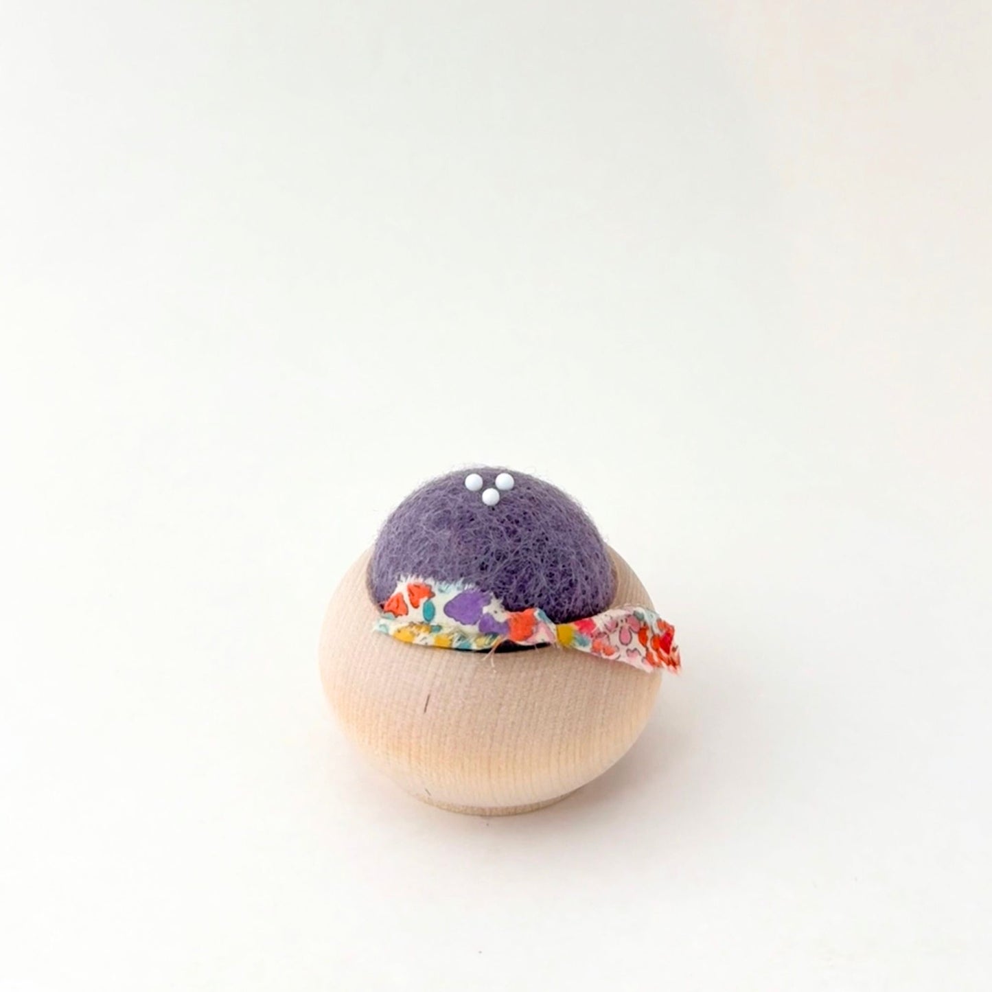 Brooklyn Haberdashery Turned Wood Pincushion