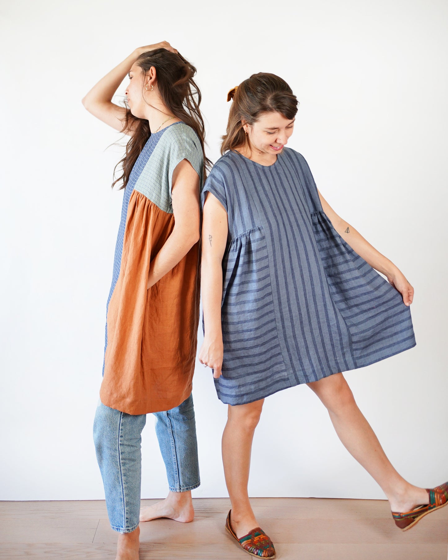 Collage Gather Dress PDF Sewing Pattern