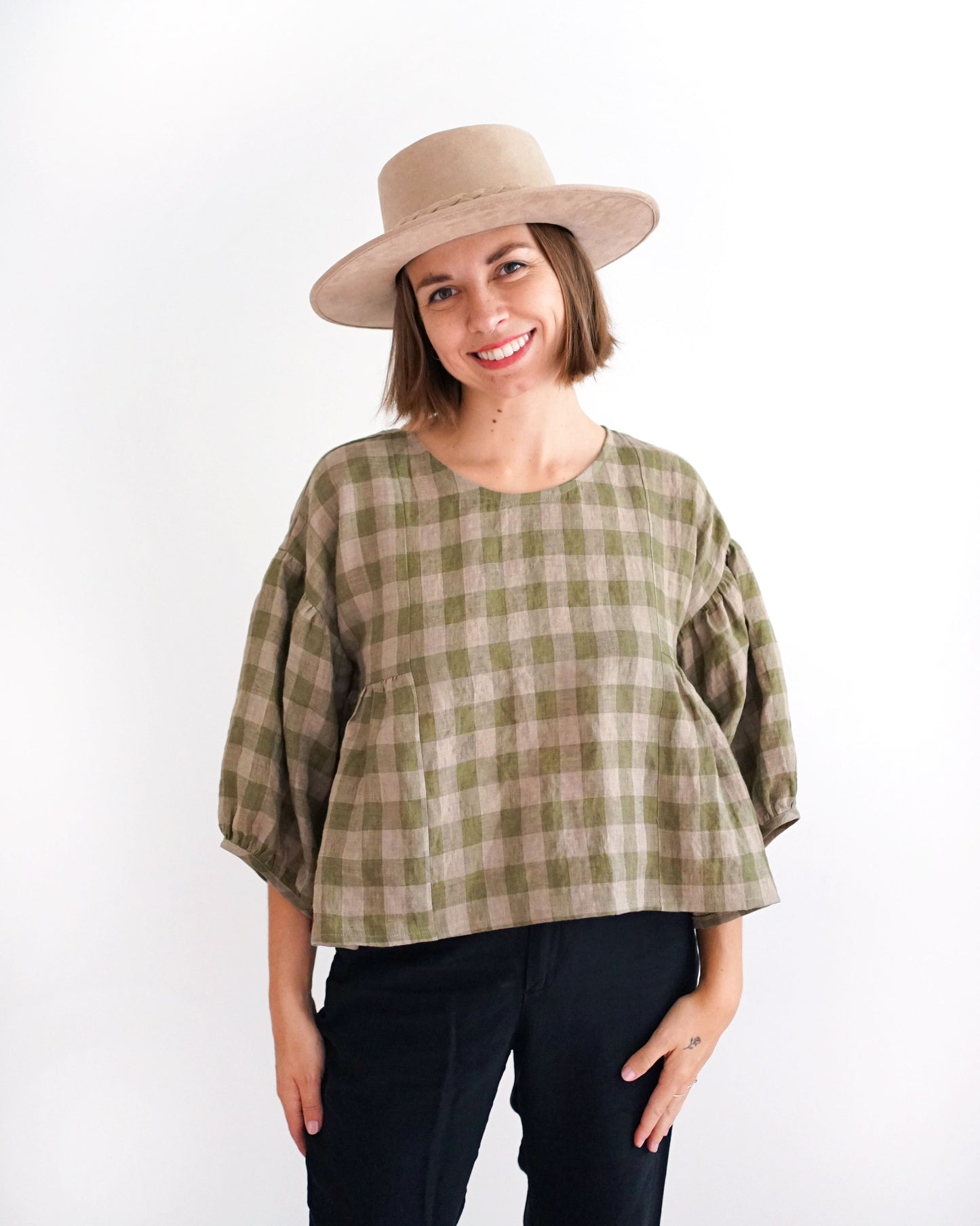 Collage Gather Top PDF Sewing Pattern