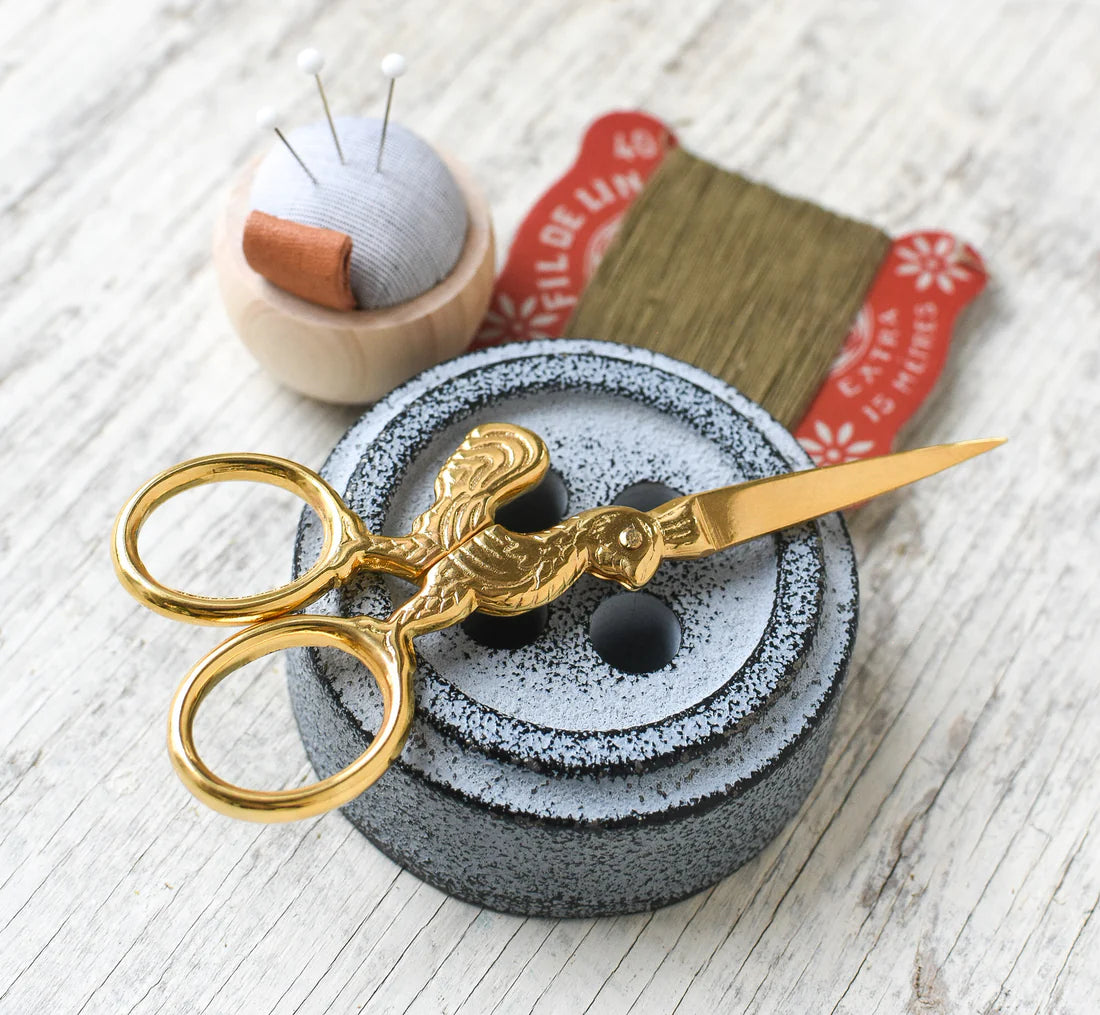 Gold Rooster Embroidery Scissors