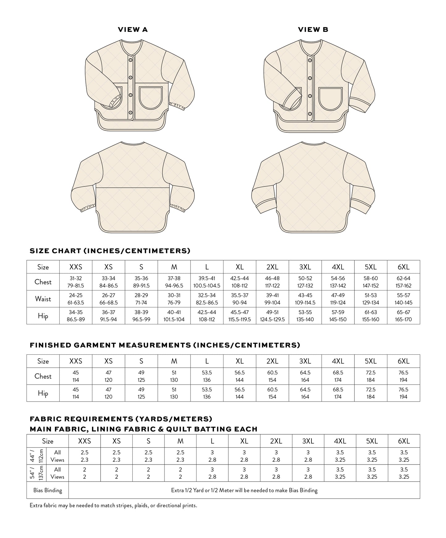 Homebody Quilted Jacket PDF Sewing Pattern