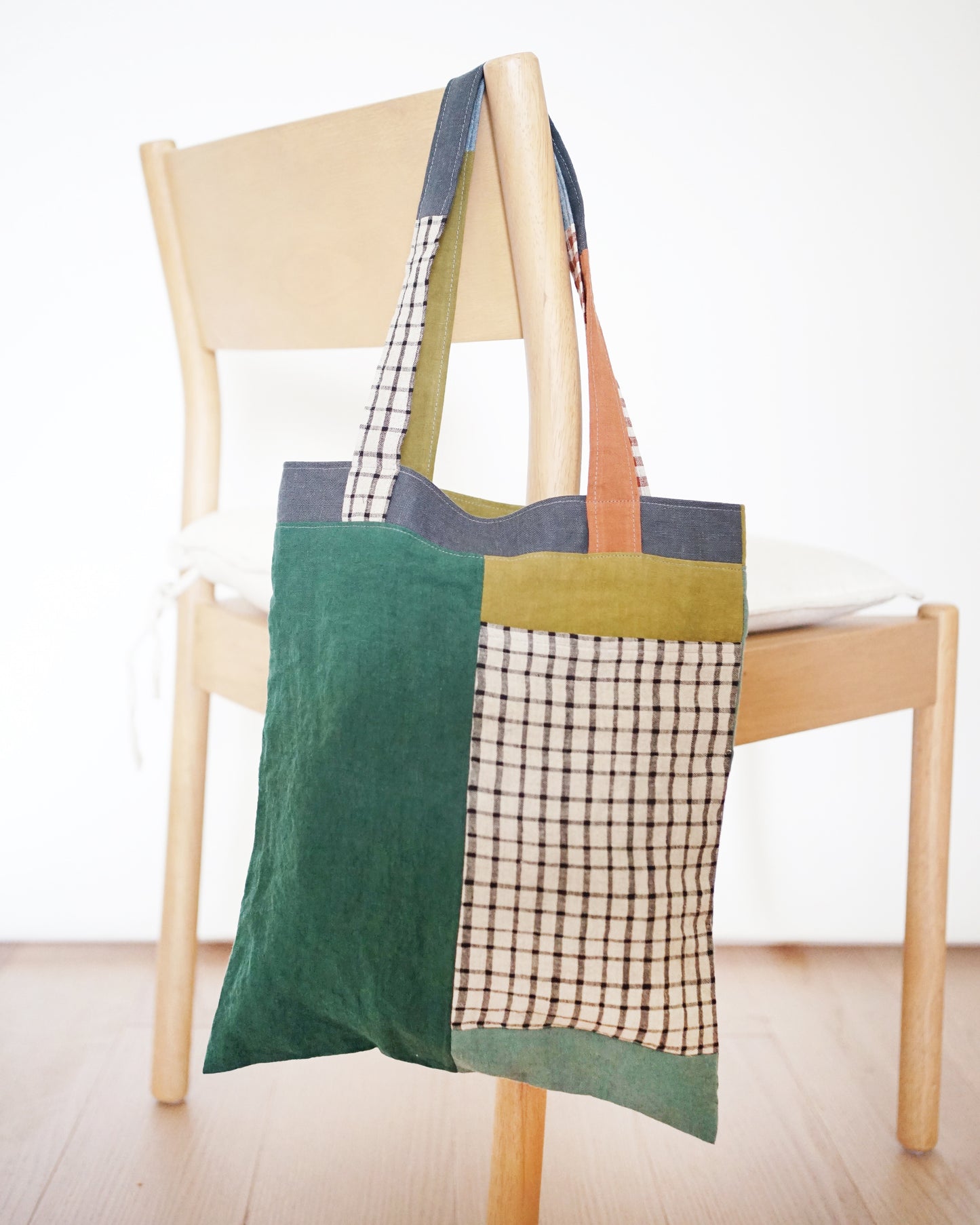 Stash Pocket Tote PDF Sewing Pattern